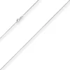 1,1mm Panzerkette Goldkette Collier Halskette aus 585 Gold Weißgold 55cm