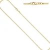 2,6mm Panzerkette Goldkette Kette, 333 Gold Gelbgold, Unisex, 60cm
