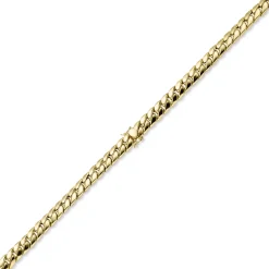 11mm Panzerkette Halskette Collier aus 585 Gold Gelbgold mit Kastenschloss 45cm