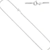 2,1mm Panzerkette Halskette Collier aus 333 Gold Weißgold massiv, 42cm