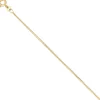 1,3mm Panzerkette Halskette Collier Goldkette 333 Gelbgold Gold 45cm