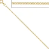 1,7mm Panzerkette Halskette Collier Goldkette 333 Gelbgold Gold 42cm