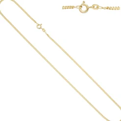 2,1mm Panzerkette Halskette Collier Goldkette 585 Gelbgold Gold 50cm