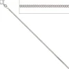 1,7mm Panzerkette Halskette Collier Goldkette 333 Gold Weißgold 36cm