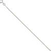 1,3mm Panzerkette Halskette Collier Goldkette 333 Gold Weißgold 36cm