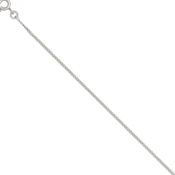 1,3mm Panzerkette Halskette Collier Goldkette 333 Gold Weißgold 36cm
