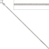 1,7mm Panzerkette Halskette Collier Goldkette 585 Gold Weißgold 36cm