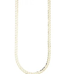 6,6mm Panzerkette Kette Collier aus 333 Gold Gelbgold 50cm Halskette Halsschmuck