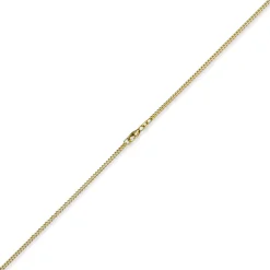 2mm Panzerkette Kette Collier aus 585 Gold Gelbgold, Goldkette, 38cm