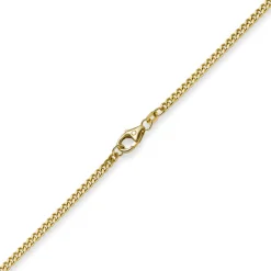 2,5mm Panzerkette Kette Collier aus 585 Gold Gelbgold, Goldkette, 45cm