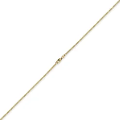 1,5mm Panzerkette Kette Collier aus 585 Gold Gelbgold, Goldkette, 38cm