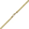 6mm Panzerkette Kette Collier aus 750 Gold Gelbgold, Goldkette, 45cm