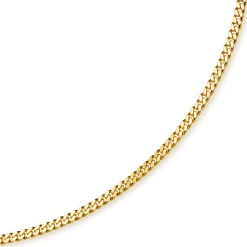 5mm Panzerkette Kette Collier aus 585 Gold Gelbgold Goldkette 70cm Herren