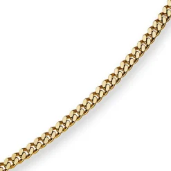 2,5mm Panzerkette Kette Collier aus 750 Gold Gelbgold Goldkette 70cm Unisex