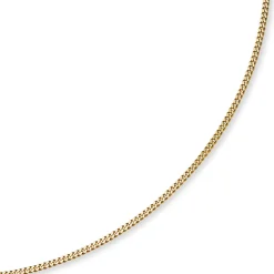 2,5mm Panzerkette Kette Collier aus 750 Gold Gelbgold, Goldkette, 60cm
