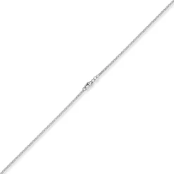 1,5mm Panzerkette Kette Collier aus 585 Gold Weißgold Halsschmuck 42cm