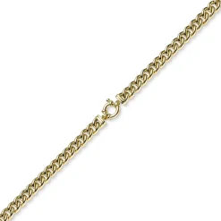 10,5mm Panzerkette Kette Collier Halskette 585 Gold Gelbgold 45cm Halsschmuck