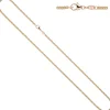 2,0mm Panzerkette Kette Collier, 585 Rotgold Gold, Goldkette, 45 cm
