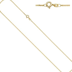 1,3mm Panzerkette Kette Halskette Collier aus 925 Silber gelbgold vergoldet 45cm
