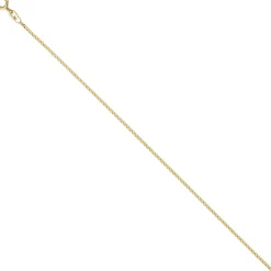 1,3mm Panzerkette Kette Halskette Collier aus 925 Silber gelbgold vergoldet 42cm