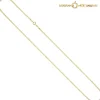 2,1mm Panzerkette Kette Halskette Collier Goldkette aus 333 Gold Gelbgold, 55cm