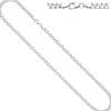 4,6mm Panzerkette Kette Halskette Halsschmuck 925 Silber rhodiniert 60cm Herren