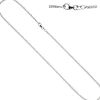 1,6mm Panzerkette Panzer Kette Collier, 925 Silber, Silberkette, 38 cm