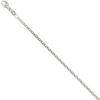 2,1mm Panzerkette Panzer Kette Collier, 925 Silber, Silberkette, 50 cm