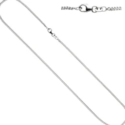 2,1mm Panzerkette Panzer Kette Collier, 925 Silber, Silberkette, 50 cm