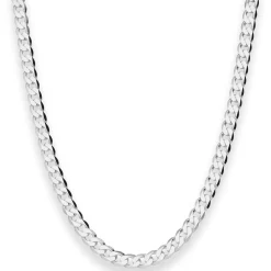 5,3mm Panzerkette Silberkette Collier Halskette aus 925 Silber 55cm