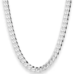7,8mm Panzerkette Silberkette Collier Halskette aus 925 Silber 60cm