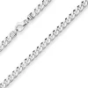 7mm Panzerkette Silberkette Collier Halskette aus 925 Silber 55cm