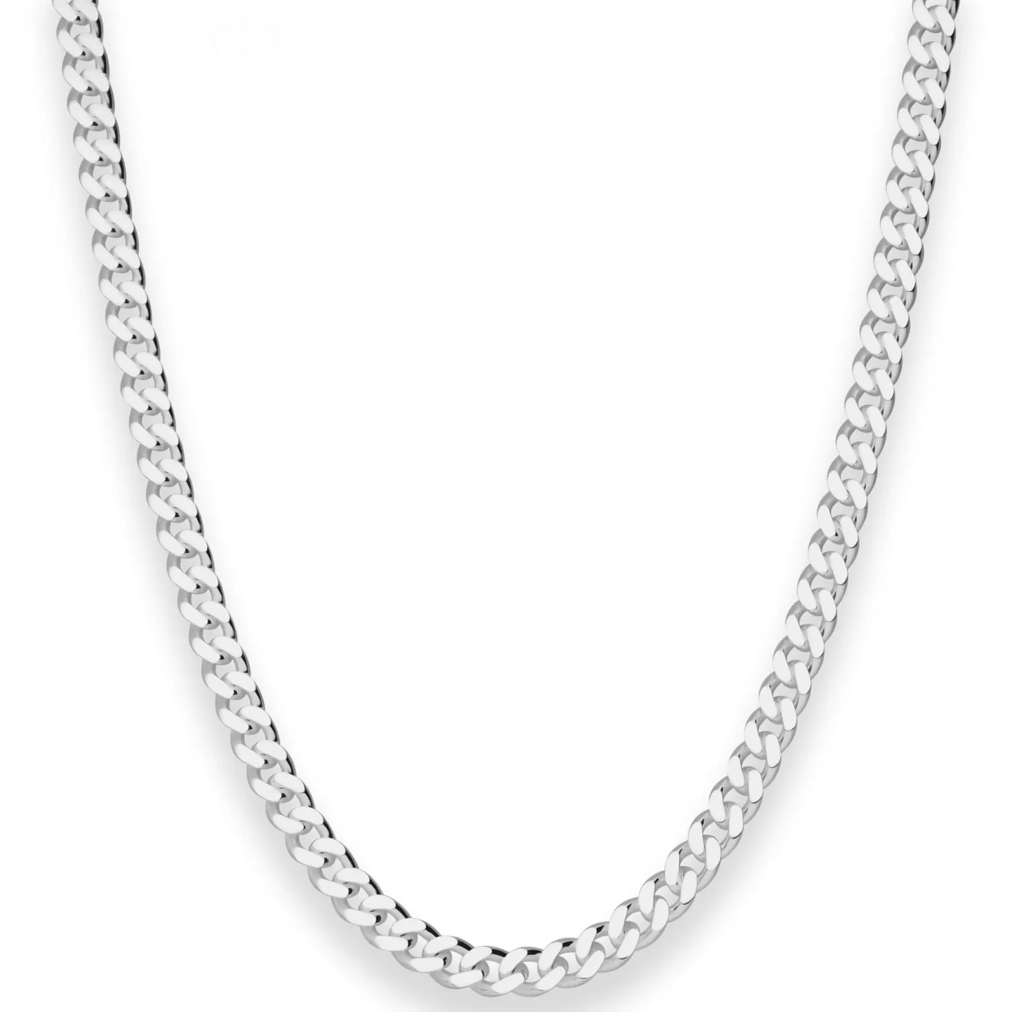 4,7mm Panzerkette Silberkette Collier Halskette aus 925 Silber 55cm