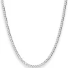 3mm Panzerkette Silberkette Collier Halskette aus 925 Silber 60cm