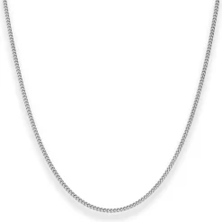 1,7mm Panzerkette Silberkette Collier Halskette aus 925 Silber rhodiniert 60cm