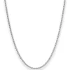 2,1mm Panzerkette Silberkette Collier Halskette aus 925 Silber rhodiniert 38cm