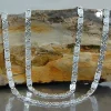 3,2mm Panzerkette S-Panzer Collier Kette, 925 Silber, Silberkette 50cm