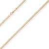 3,3mm Panzerkette weit Goldkette Collier Halskette aus 333 Gold Gelbgold 50cm