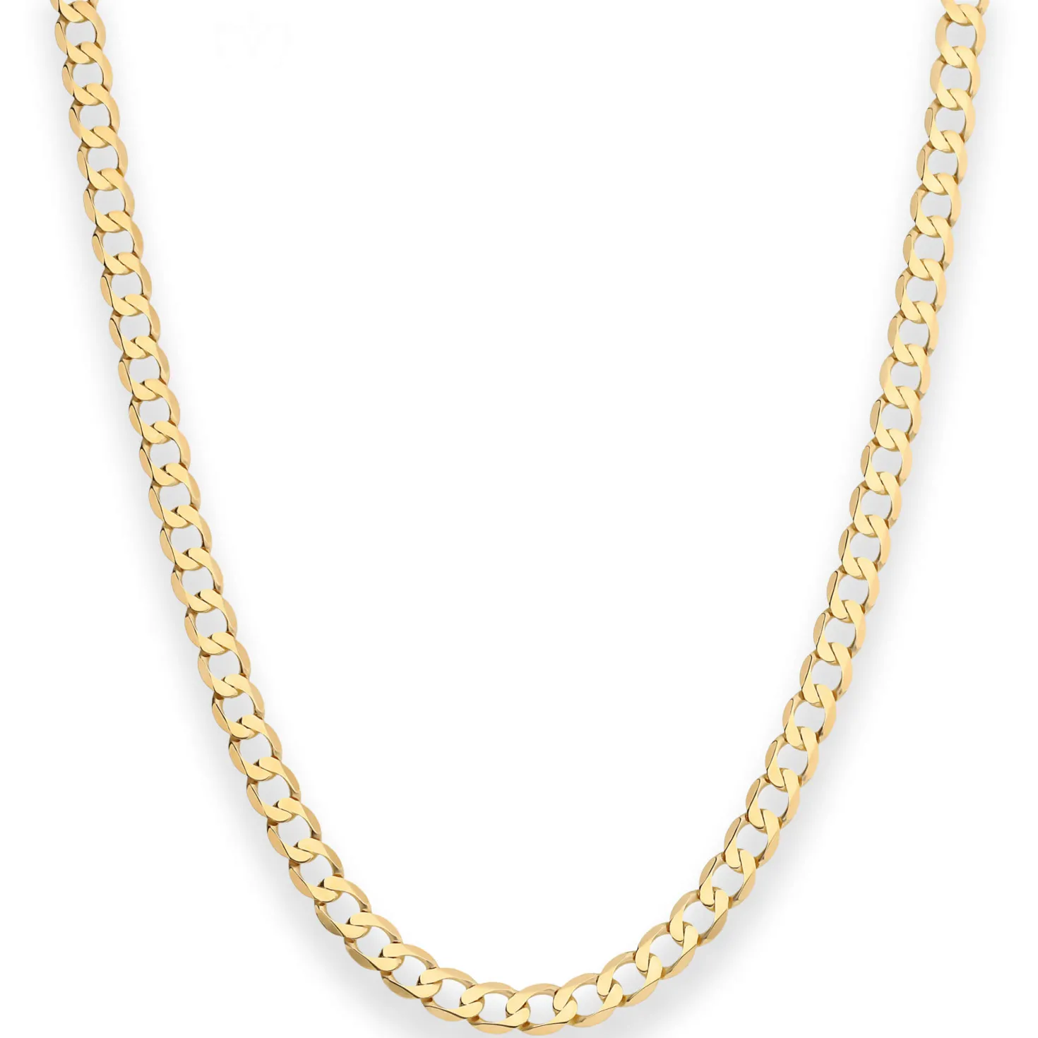 4,9mm Panzerkette weit Kette Collier Halskette aus 585 Gold Gelbgold 60cm