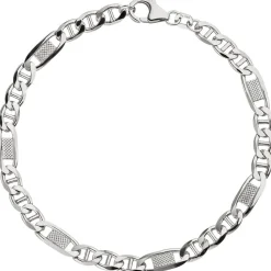 5,2mm Panzersteg-Armband Armkette Armschmuck aus 925 Silber 21cm