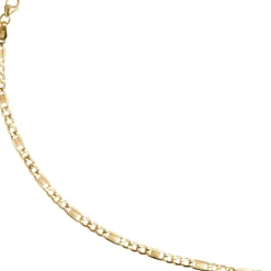 3,8mm Panzer-Steg Armband Armschmuck Goldarmband aus 333 Gold Gelbgold 19cm