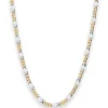 3,1mm Panzerstegkette Collier Halskette aus 333 Gold Gelbgold 45cm