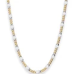 3,1mm Panzerstegkette Collier Halskette aus 333 Gold Gelbgold 45cm