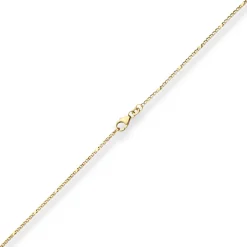 1,5mm Panzerstegkette Goldkette Collier Halskette aus 333 Gold Gelbgold 45cm