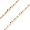 2,5mm Panzerstegkette Goldkette Collier Halskette aus 375 Gold Gelbgold 45cm
