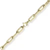 8mm Paper Clip Armband Armschmuck Armkette 585 Gold Gelbgold 19cm