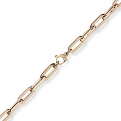 8mm Paper Clip Armband Armschmuck Armkette 750 Gold Rotgold 21cm