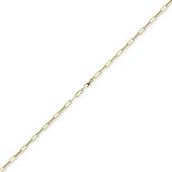 4,5mm Paper Clip Armband aus 585 Gold Gelbgold 21cm Armkette Armschmuck