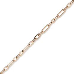 10mm Paper-Clip Kette Halskette Collier aus 585 Gold Rotgold glänzend 50cm