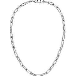 6,4mm Paper-Clip Kette Halskette Halsschmuck aus Edelstahl 47cm